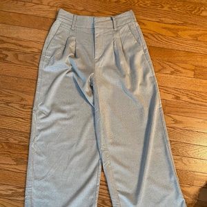 Wide legged grey pants